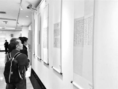 圖文：首屆湖北書法小品展昨在漢開幕